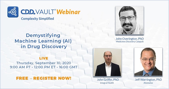 Webinar: Demystifying Machine Learning (AI) in Drug Discovery with CDD