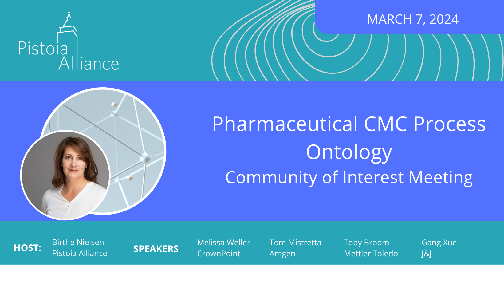 Pharmaceutical CMC Process Ontology Community of Interest Meeting