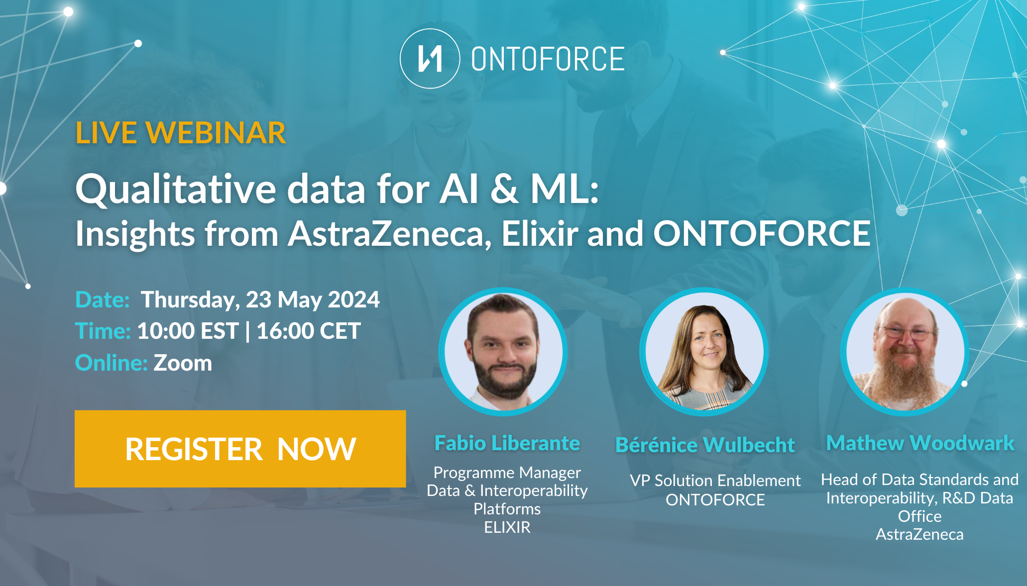 Qualitative data for AI & ML: Insights from AstraZeneca, Elixir and ONTOFORCE
