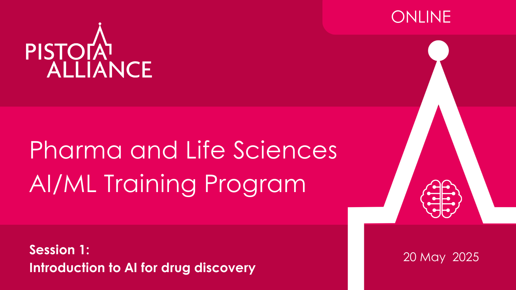 Pharma and Life Science AI/ML Training Session 1: Introduction to AI for Drug Discovery