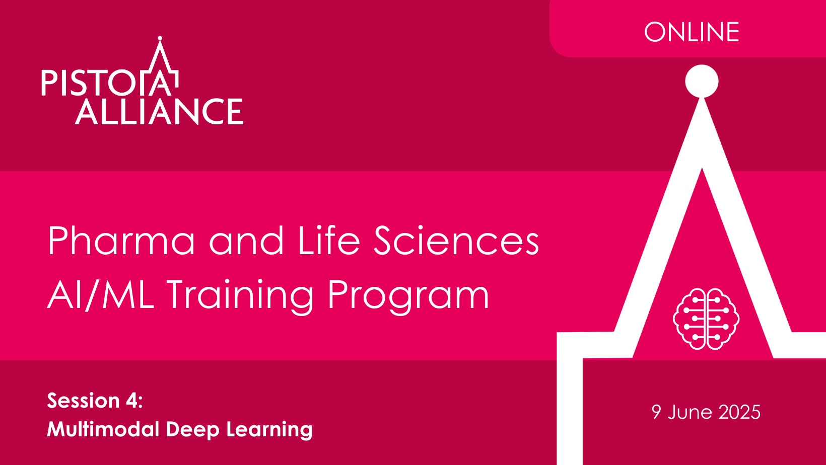 Pharma and Life Science AI/ML Training - Session 4: Multi Modal Deep Learning