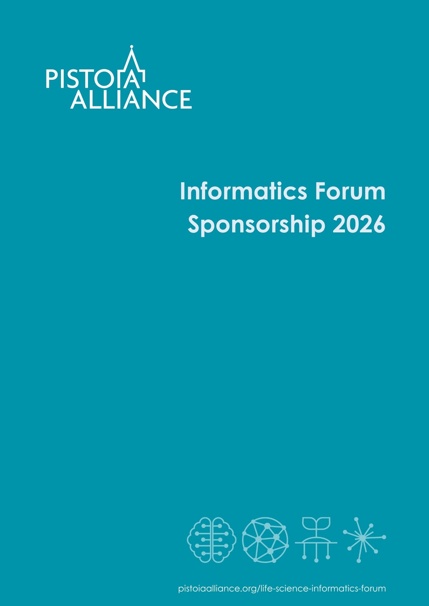 front page of informatics sponsorship brochure